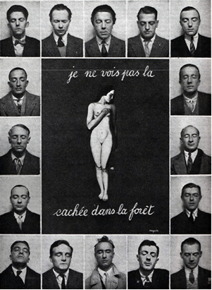 Il gruppo surrealista. Ogni membro tiene gli occhi chiusi: rivolti alla loro interiorità così come le loro analisi. Tra i membri fotografati riconosciamo Salvador Dalì e Luis Buñuel, a cui dedicherò un'analisi più approfondita prossimamente.